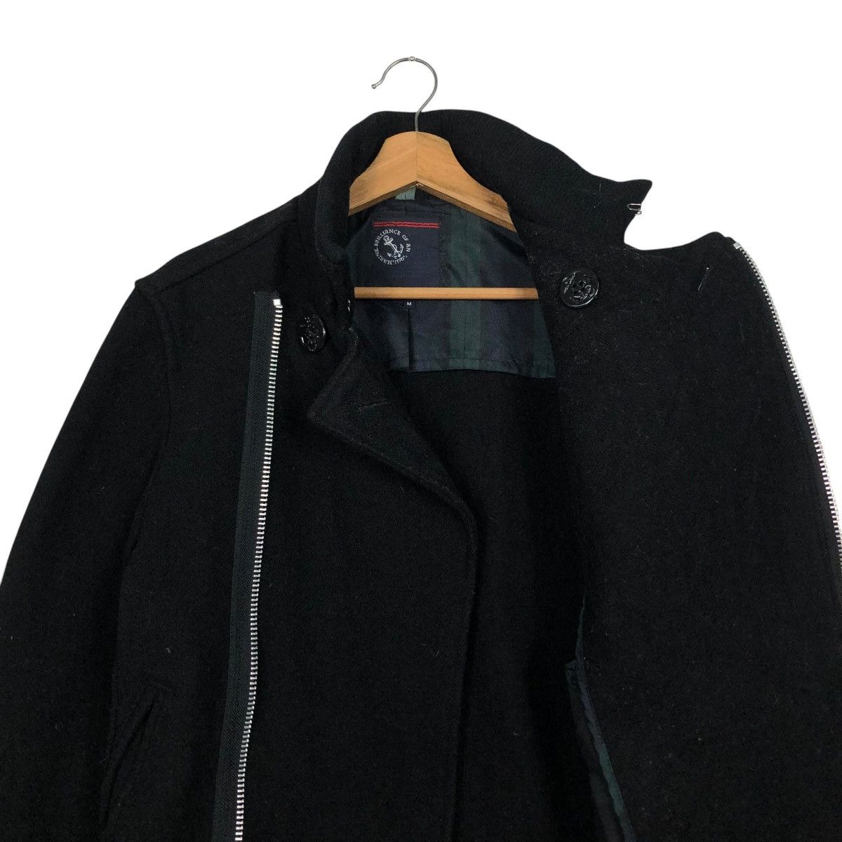 45rpm 🔥VINTAGE ZIPPER CROPPED JACKET ASYMMETRICAL STYLE CIAOPANIC Size US M / EU 48-50 / 2 - 16 Thumbnail
