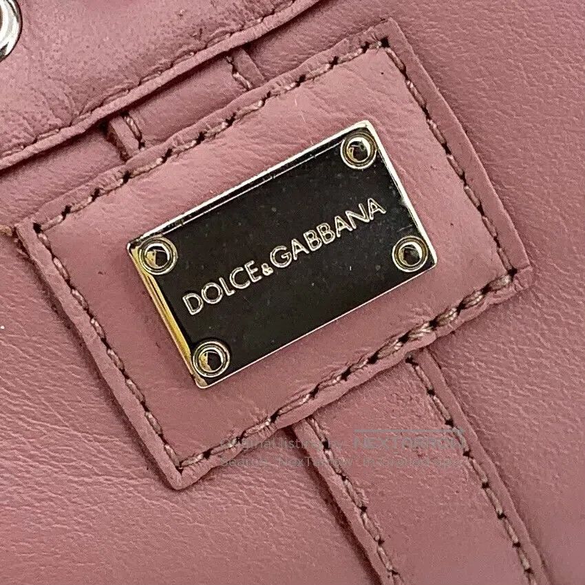 Dolce & Gabbana Dolce Gabbana Pink Leather Buckle Casual Flat Sneakers| Size US 5 / EU 37 - 6 Thumbnail