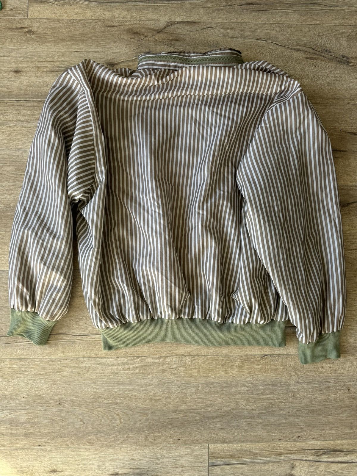 Lacoste Vintage Lacoste Striped Bomber Jacket (Korean Edition) Size US M / EU 48-50 / 2 - 4 Thumbnail