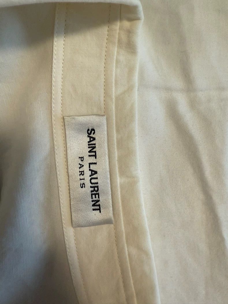 Saint Laurent Paris Saint Laurent Paris 23ss cotton and linen shirt-2506 Size US L / EU 52-54 / 3 - 8 Thumbnail