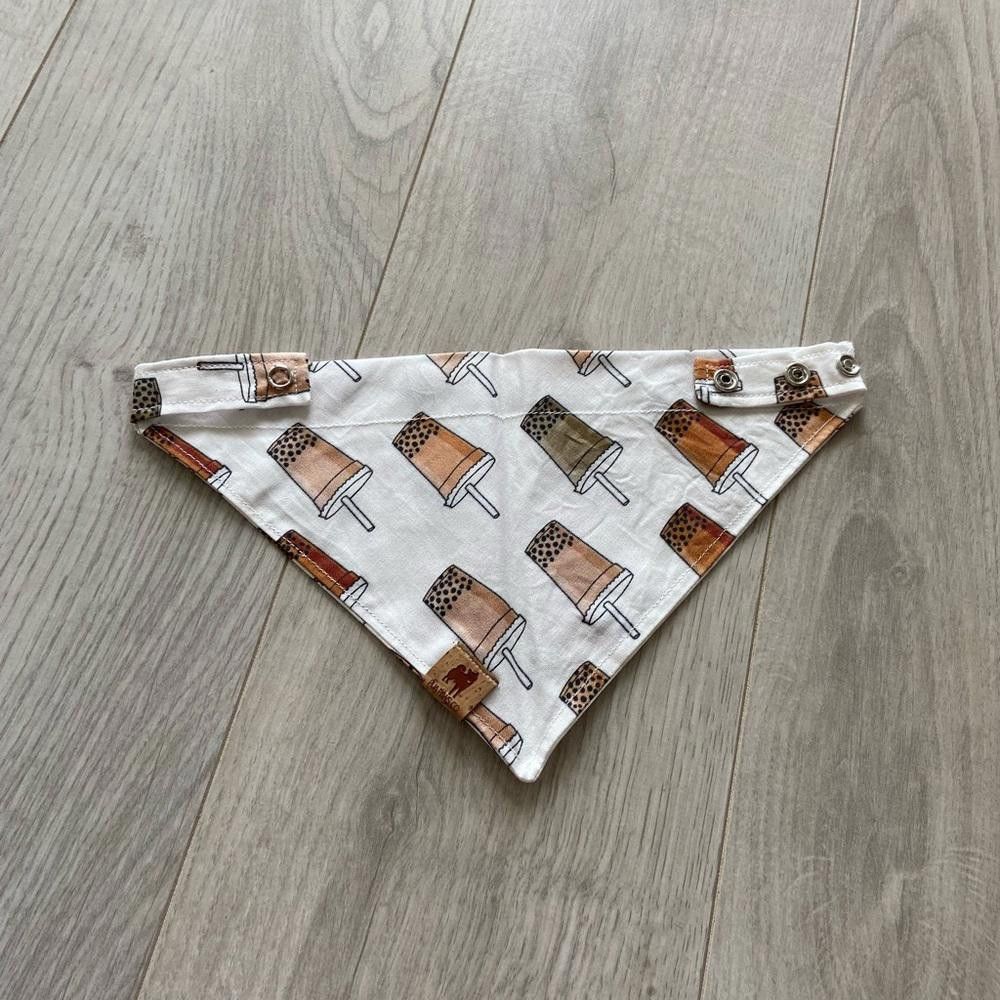 Designer Boba Tea Dog Bandana Size ONE SIZE - 5 Thumbnail