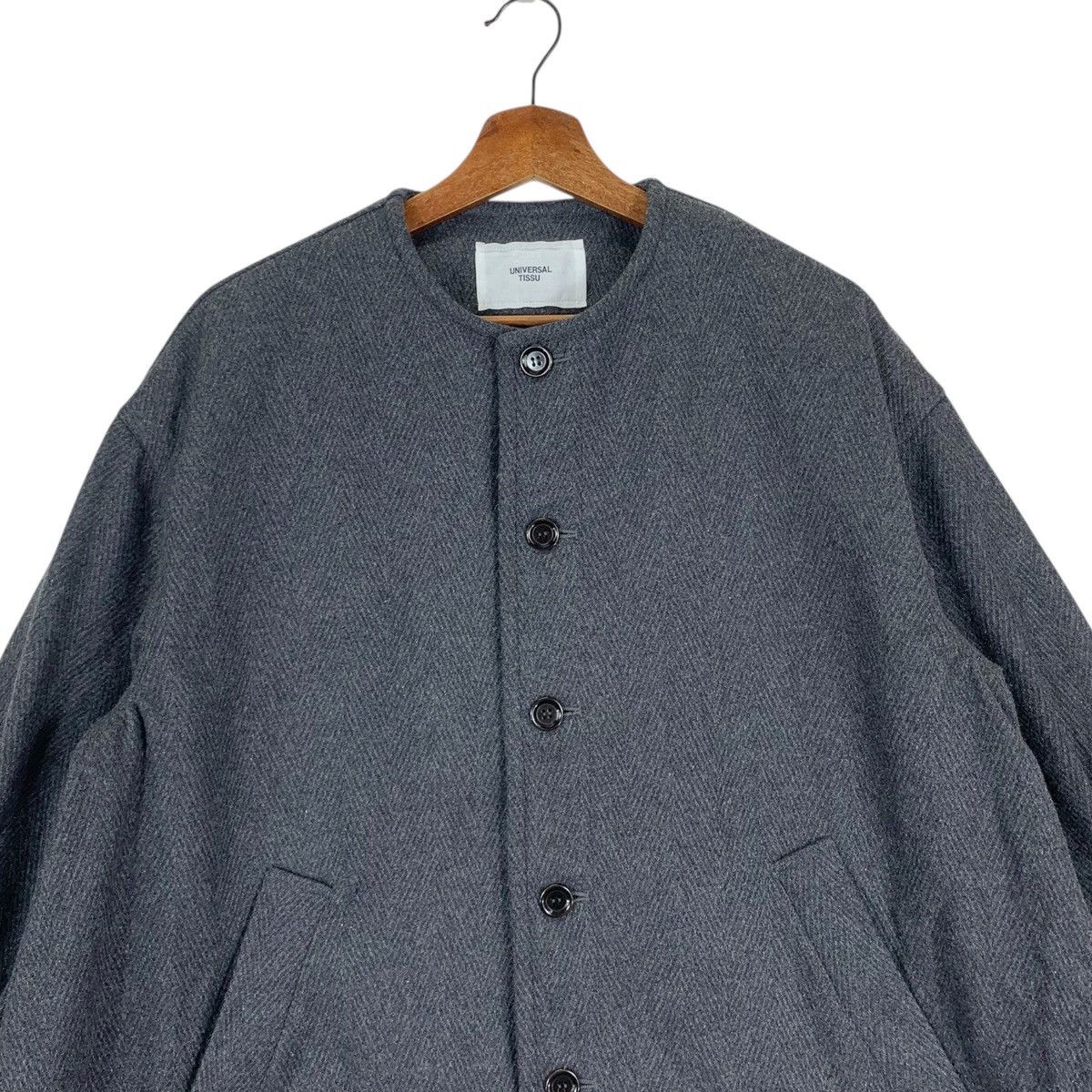 Japanese Brand Vintage Universal Tissu Women Button Jacket Size L / US 10 / IT 46 - 4 Thumbnail