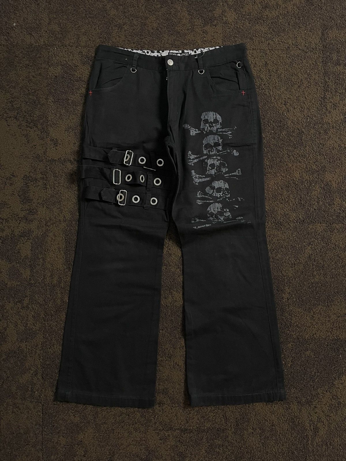 If Six Was Nine mad punk bondage seditionaries flare pants Size US 33 - 1 Thumbnail
