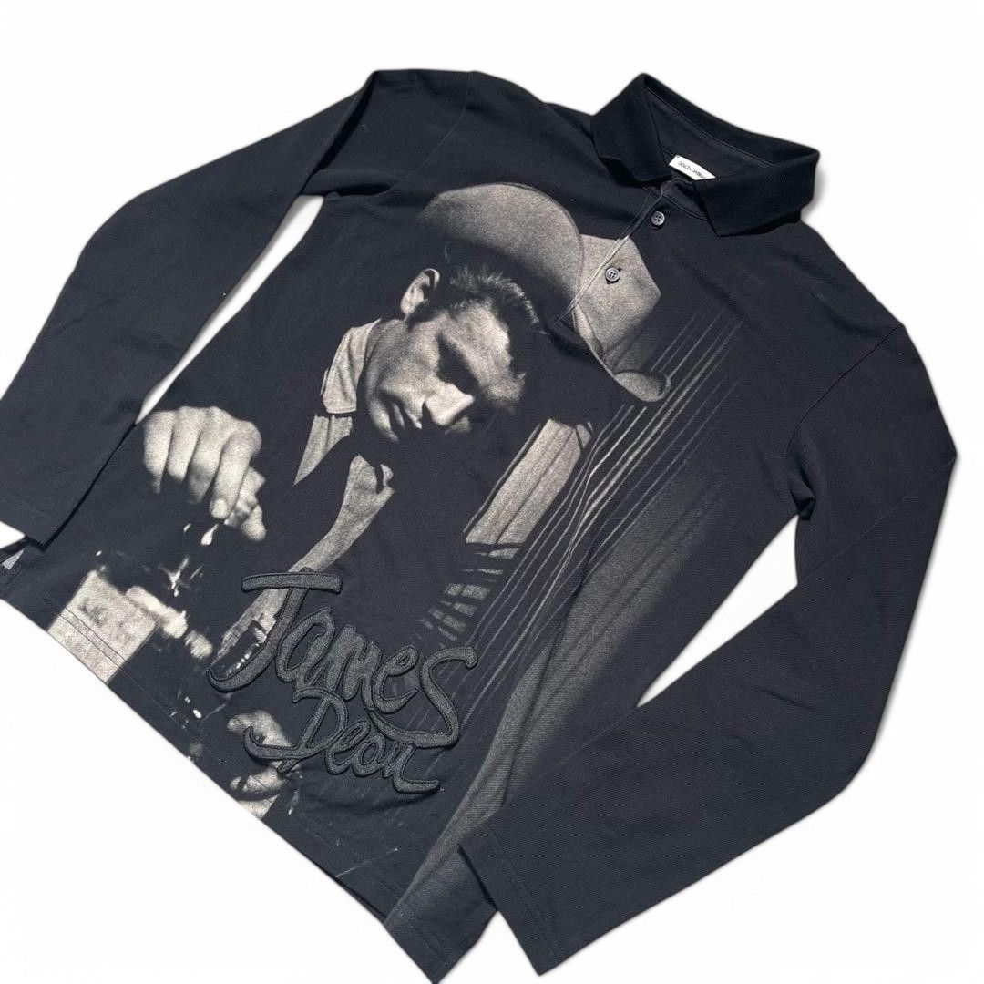 Dolce & Gabbana Dolce & Gabbana - M James Dean Polo Black Summer Shirt Size US M / EU 48-50 / 2 - 2 Thumbnail