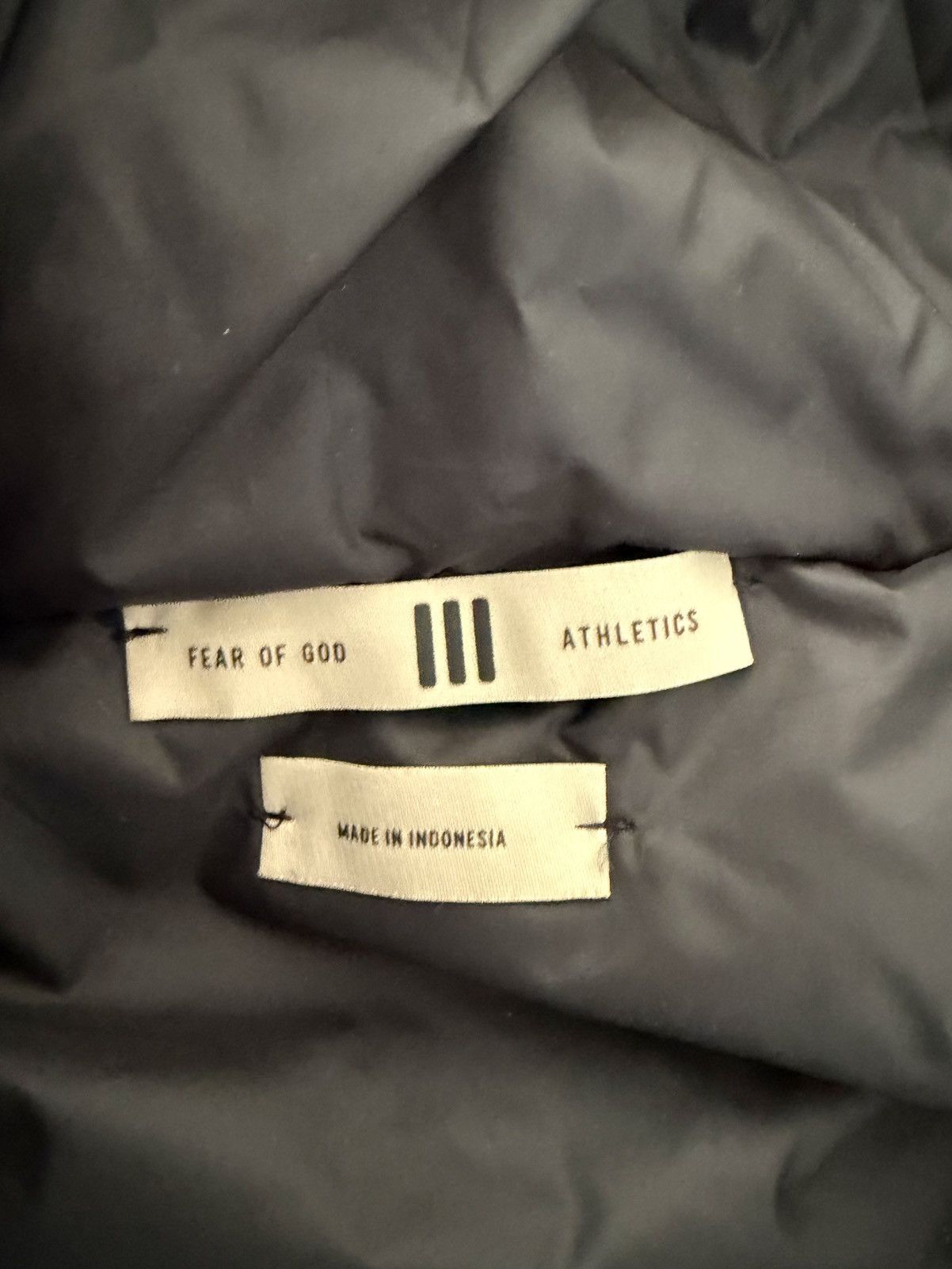 Adidas × Fear of God Fear of God Athletics Puffer Jacket Black Size US S / EU 44-46 / 1 - 12 Thumbnail
