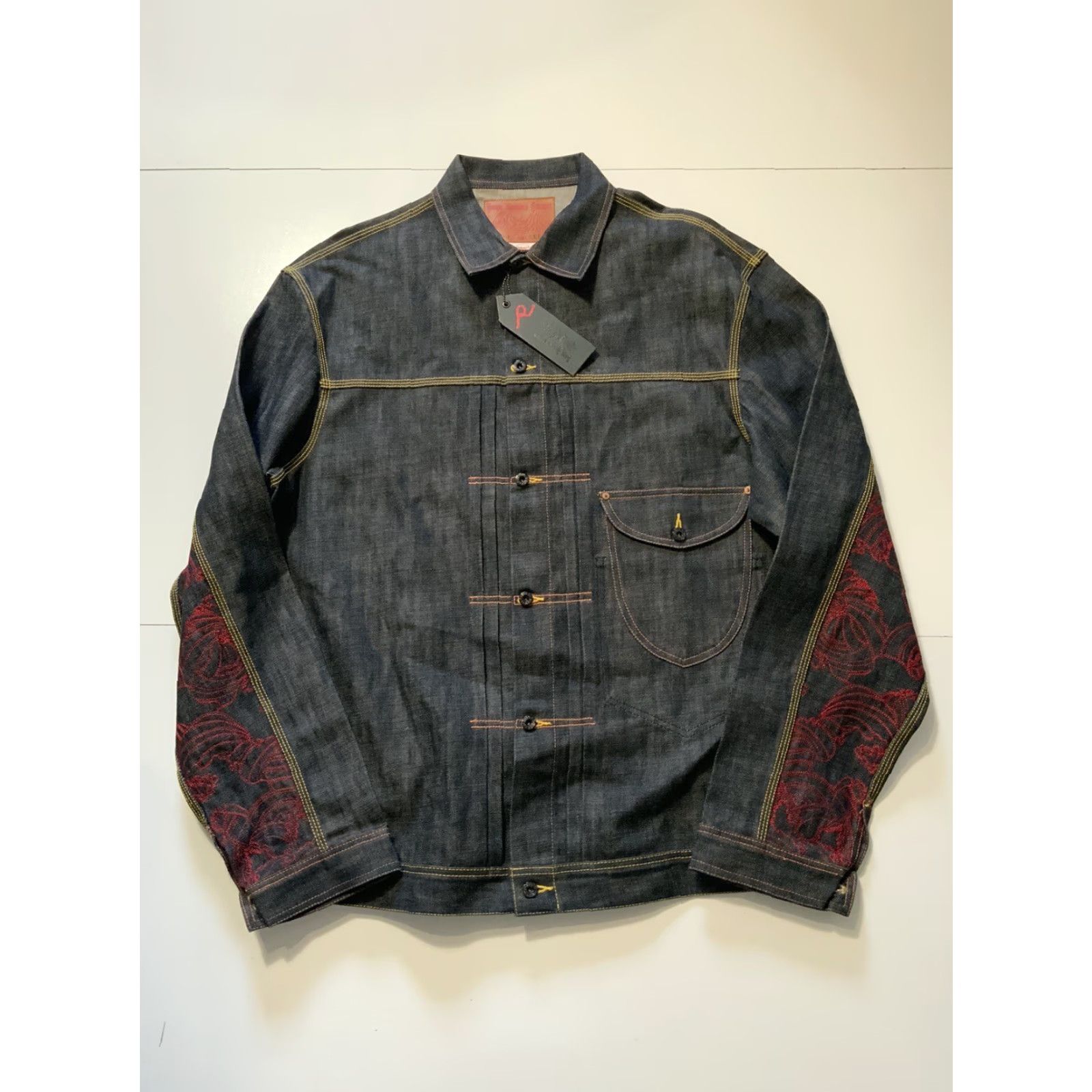 Denime VTG RANGY MOUNTAIN RED DENIM JACKET Y2K TOYOKYO CHORE BARN 5XL User: VTG RANGY MOUNTAIN RED DENIM JACKET Y2K TOYOKO CHORE BARN 5XL Size US 39 - 2 Thumbnail