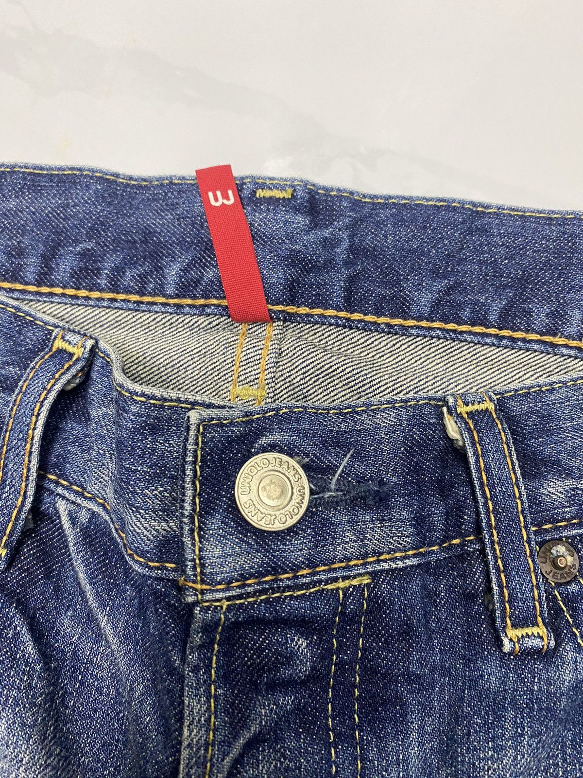 Undercover × Uniqlo VINTAGE UNIQLO UJ DISTRESSED DENIM JEANS UNDERCOVER STYLE Size US 31 - 8 Thumbnail