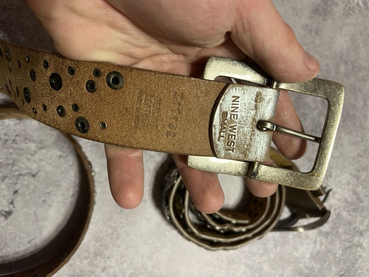 Vintage Vintage bundle of three belts as B B Simon y2k Size ONE SIZE - 4 Thumbnail