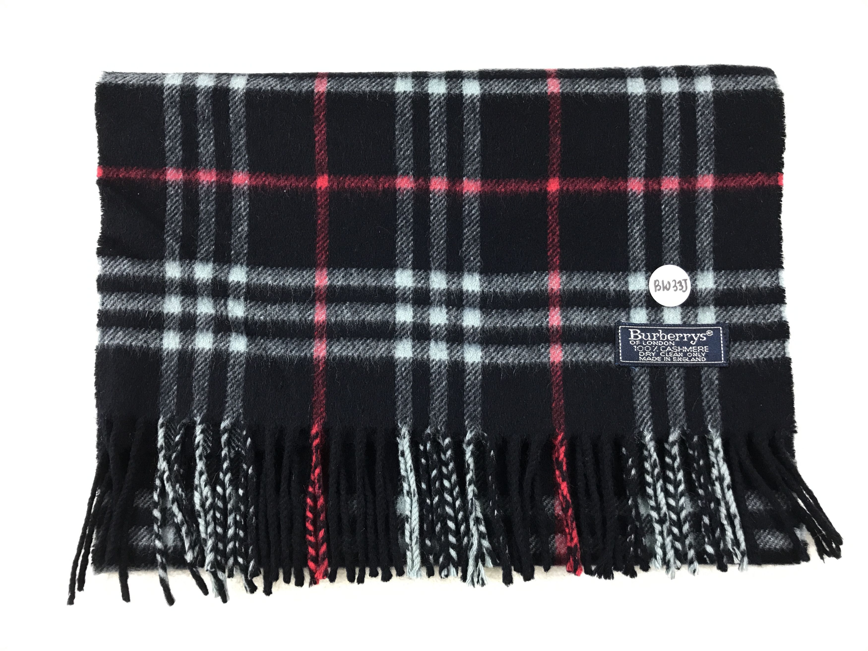 Burberry × Vintage Vintage Burberry Scarf Muffler Wool Cashmere Novacheck Size ONE SIZE - 2 Thumbnail