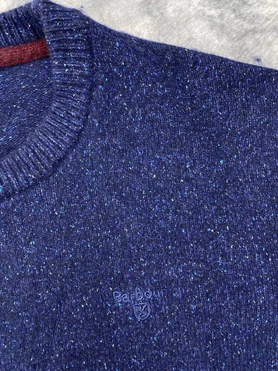Barbour Barbour Wool Knit Sweater Men Size M Blue Size US M / EU 48-50 / 2 - 2 Thumbnail