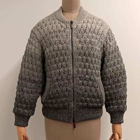 Lafayette 148 LAFAYETTE 148 NEW YORK Denim Yarn & Org Chambray Bomber - XS Size XS / US 0-2 / IT 36-38 - 1 Thumbnail
