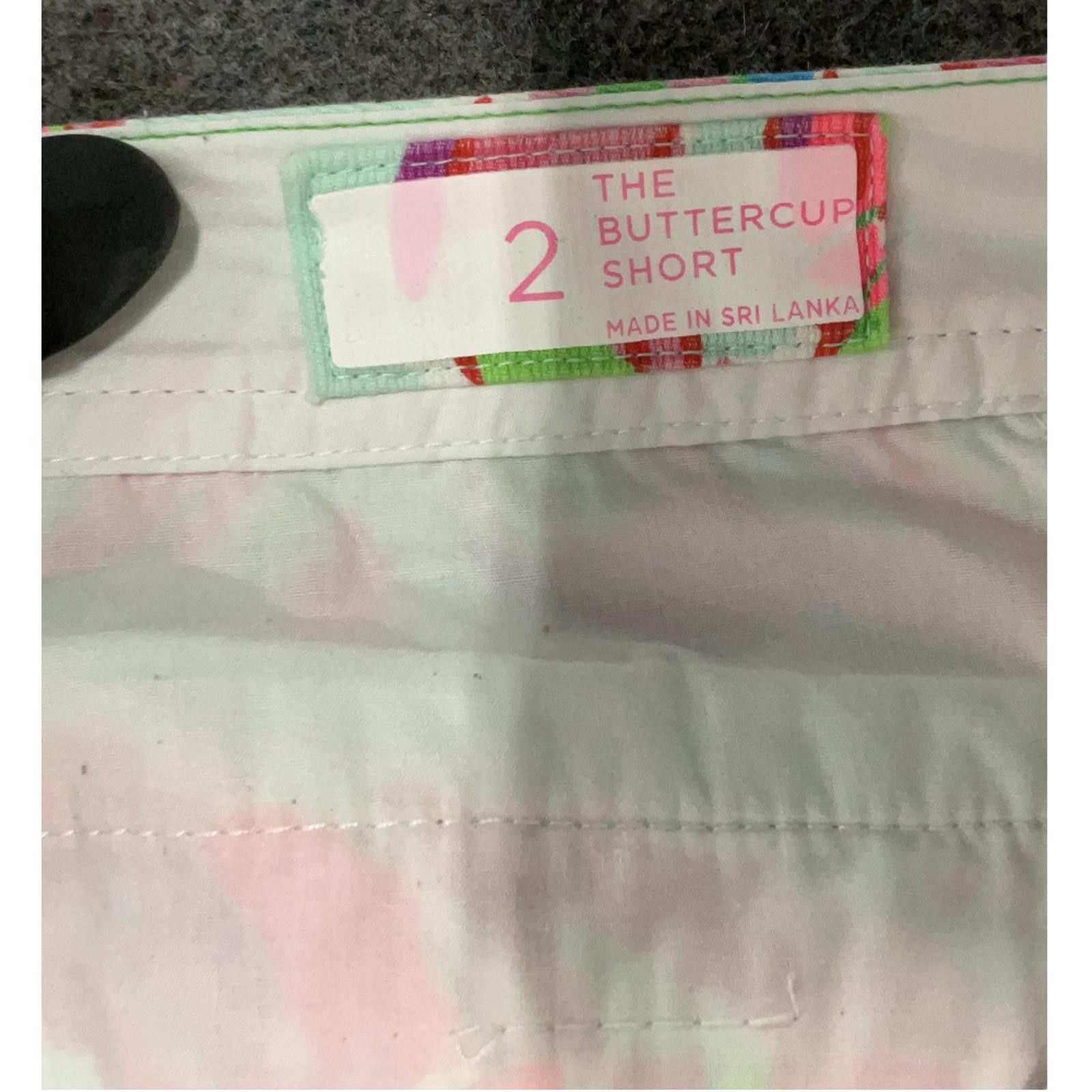 Other Lilly Pulitzer Pink Leaf Printed Cotton Shorts Size 2 Size 26" / US 2 / IT 38 - 4 Thumbnail