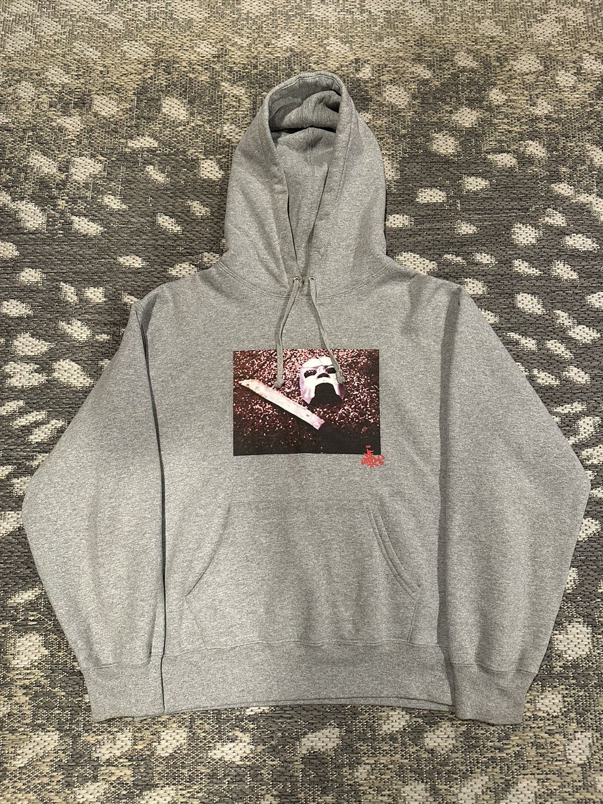 トップス SUPREME MF DOOM HOODED HEATHER GREY Supreme MF DOOM Hooded Sweatshirt Heather Grey Men's - FW23 - US