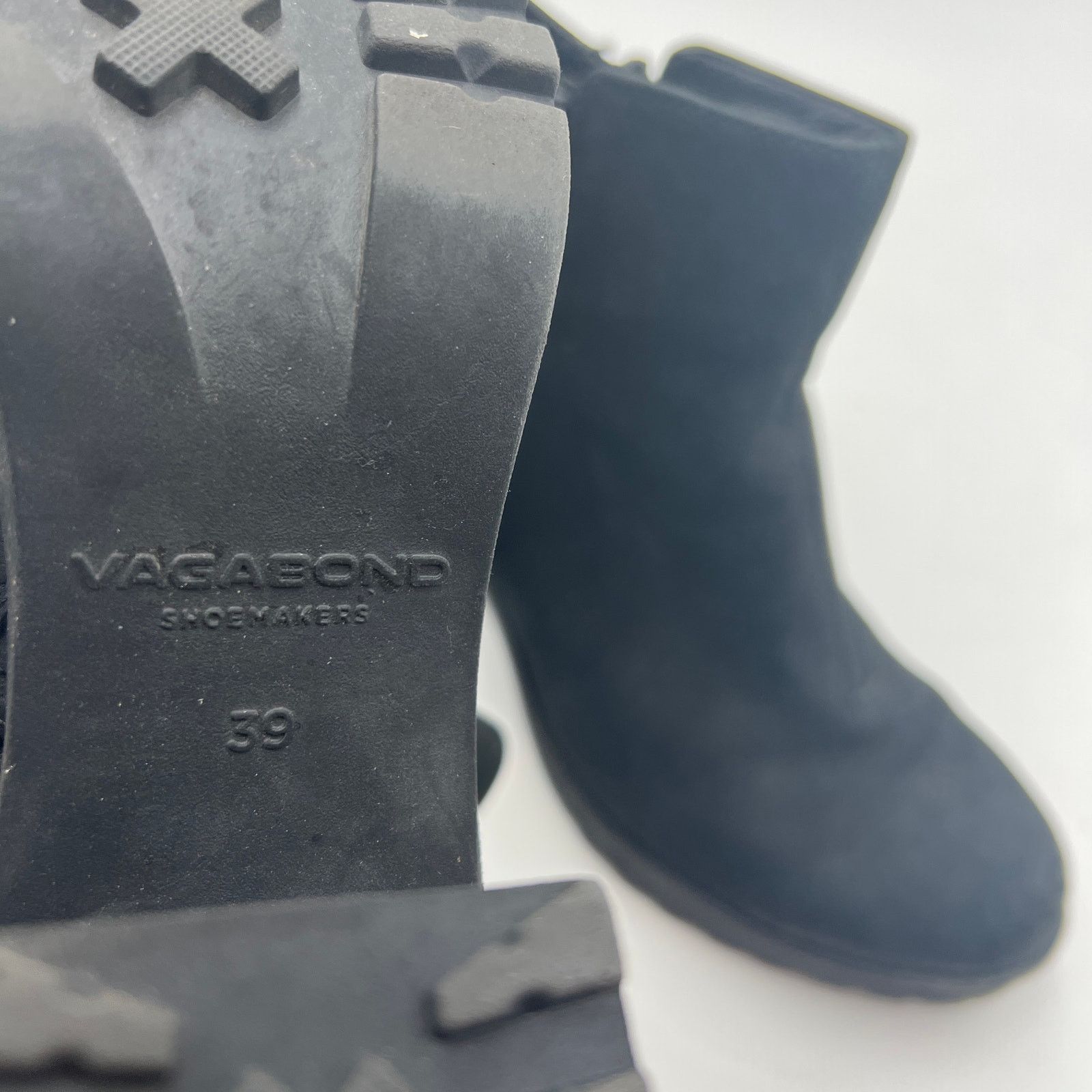 Vagabond Vagabond Grace Boots Black Nubuck Leather Booties Size US 9 / IT 39 - 4 Thumbnail