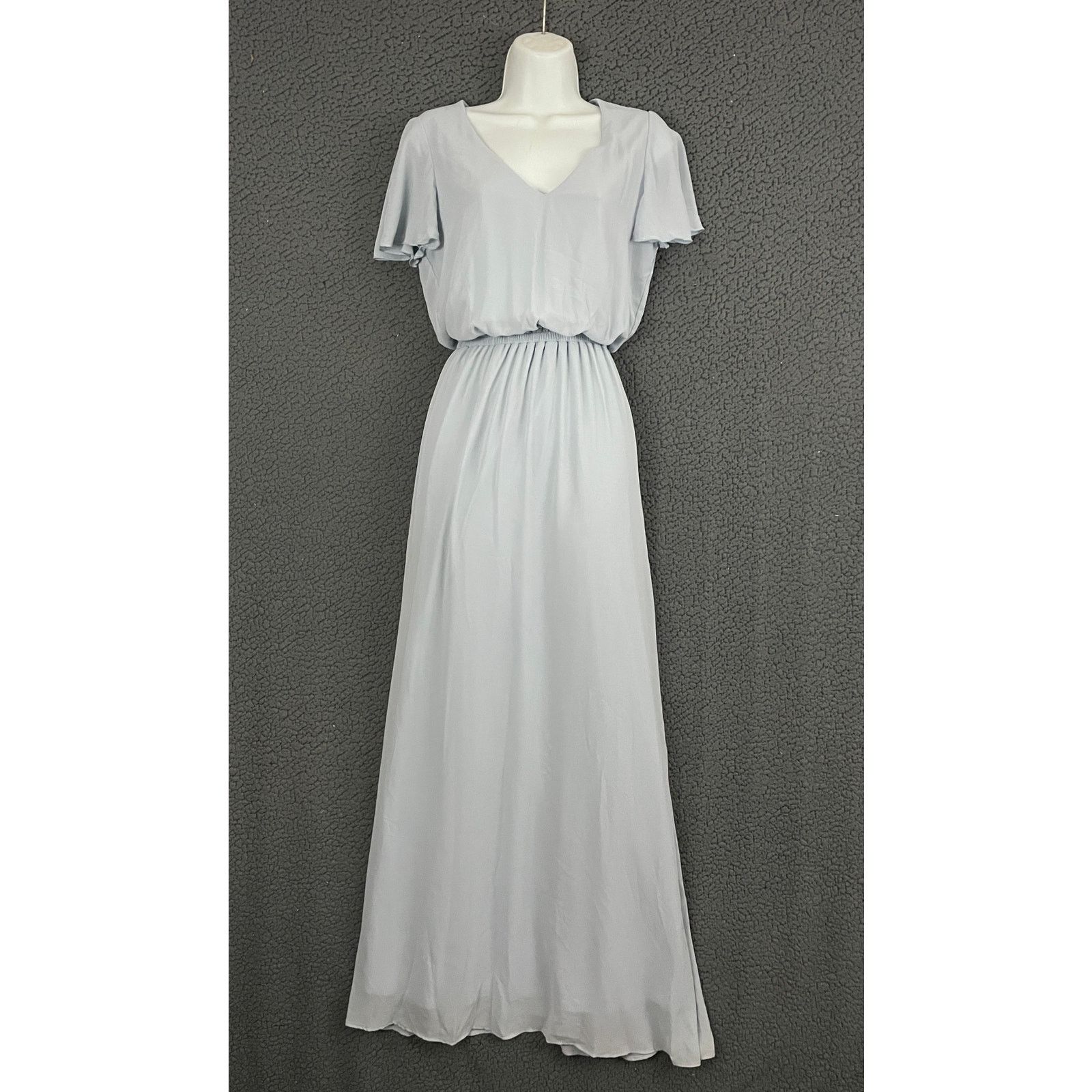 Show Me Your MuMu Show Me Your Mumu Michelle Flutter Maxi Dress Soft Blue XS Size XS / US 0-2 / IT 36-38 - 14 Thumbnail