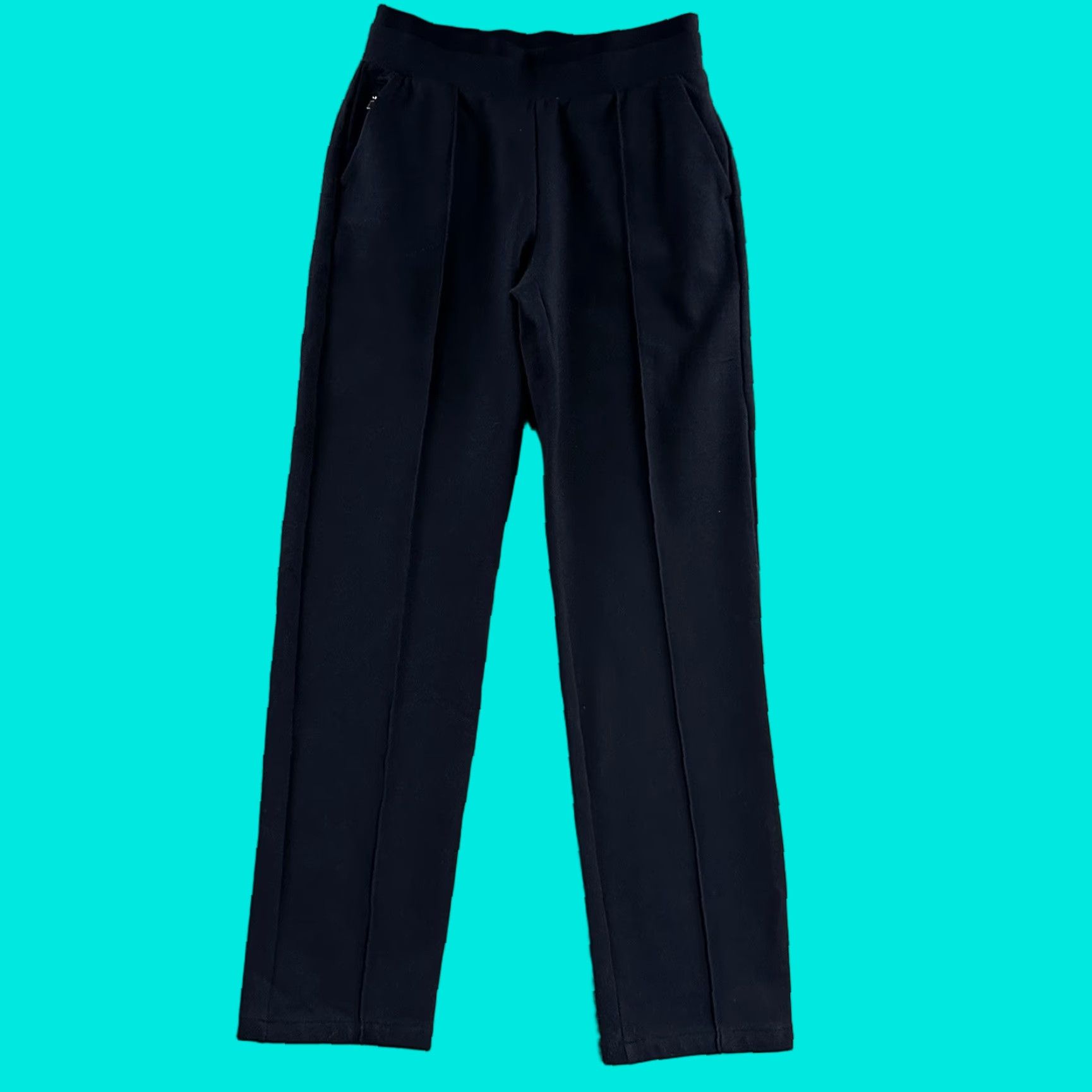 Athleta Athleta Womens Pants Blue XS Venice Pintuck High Rise Pull On Rayon Nylon Blend Size 26" / US 2 / IT 38 - 1 Thumbnail