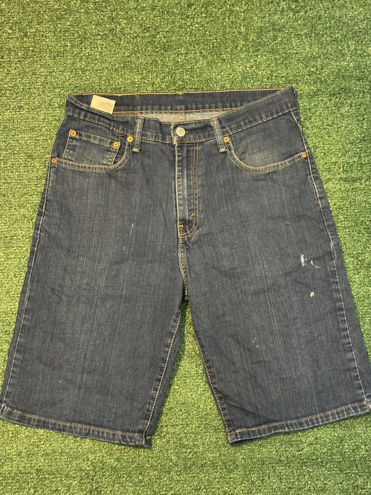 Levi's Vintage Clothing Y2K Era / Early 2000s Levi's 569 Loose Straight Denim Shorts Size US 32 / EU 48 - 1 Thumbnail