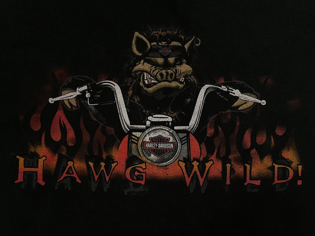 Harley Davidson Vintage Harley Davidson hawg wild tee Size US XL / EU 56 / 4 - 3 Thumbnail