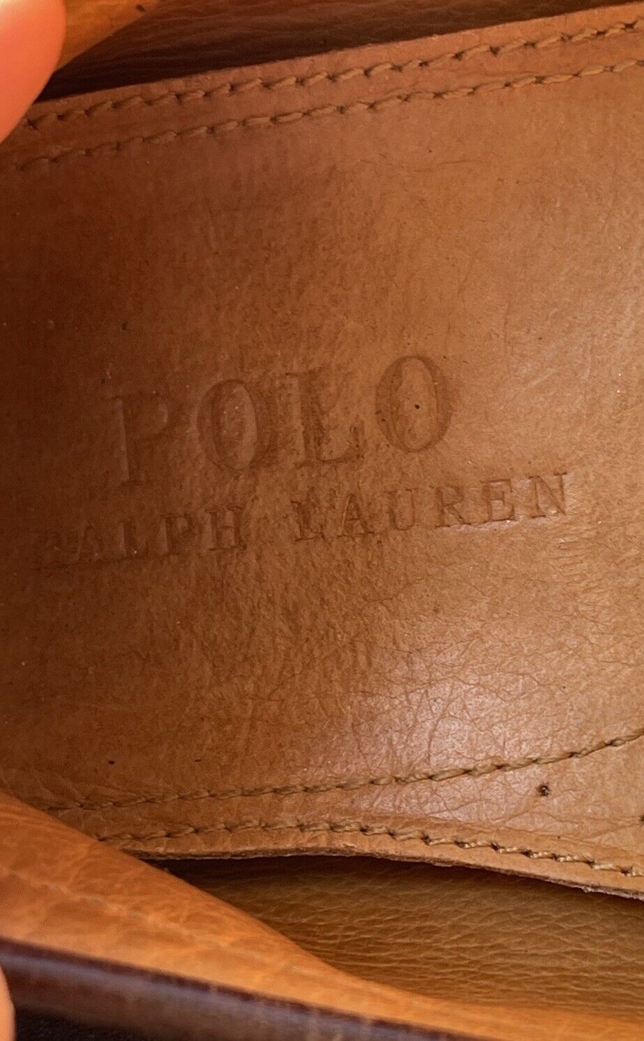 Polo Ralph Lauren POLO RALPH LAUREN Men's Leather Brown Shoes Size 11.5 D Size US 11.5 / EU 44-45 - 5 Thumbnail