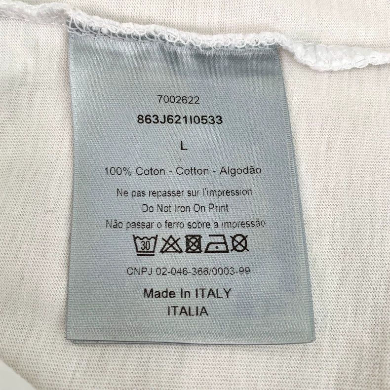 Dior Dior White logo letter printed cotton round-neck short-slee Size US L / EU 52-54 / 3 - 8 Thumbnail