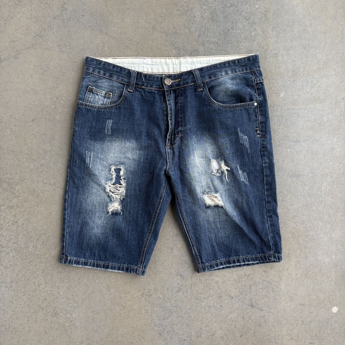 Vintage Y2K Vintage Baggy Denim Jeans Shorts Southpole IWOLLENCE 36" Size US 36 / EU 52 - 1 Thumbnail