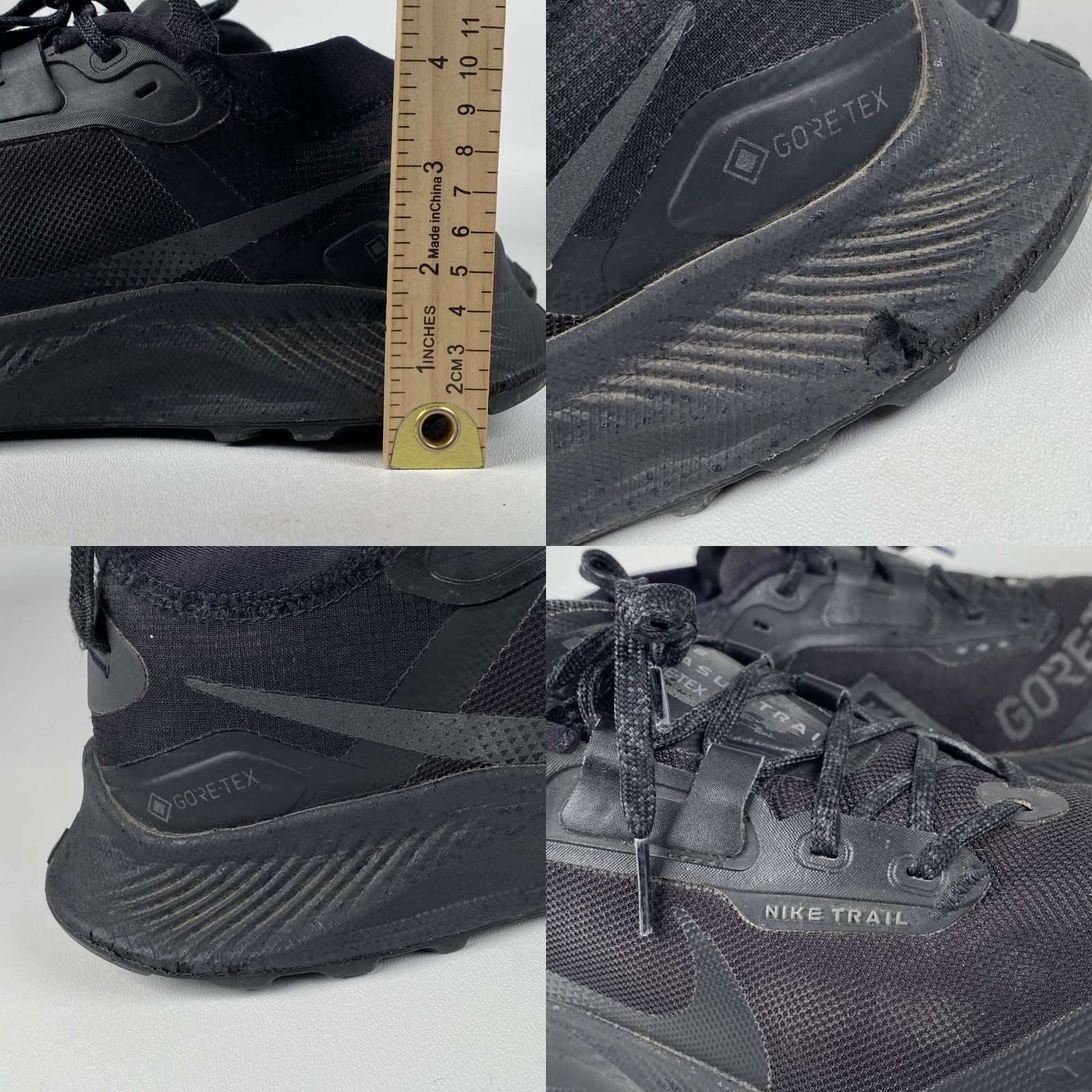 Nike Nike Pegasus Trail 3 Gore-Tex Men Running Sneaker 8.5 Black Dark Smoke Grey DC8793-001 Size US 9 / EU 42 - 8 Thumbnail