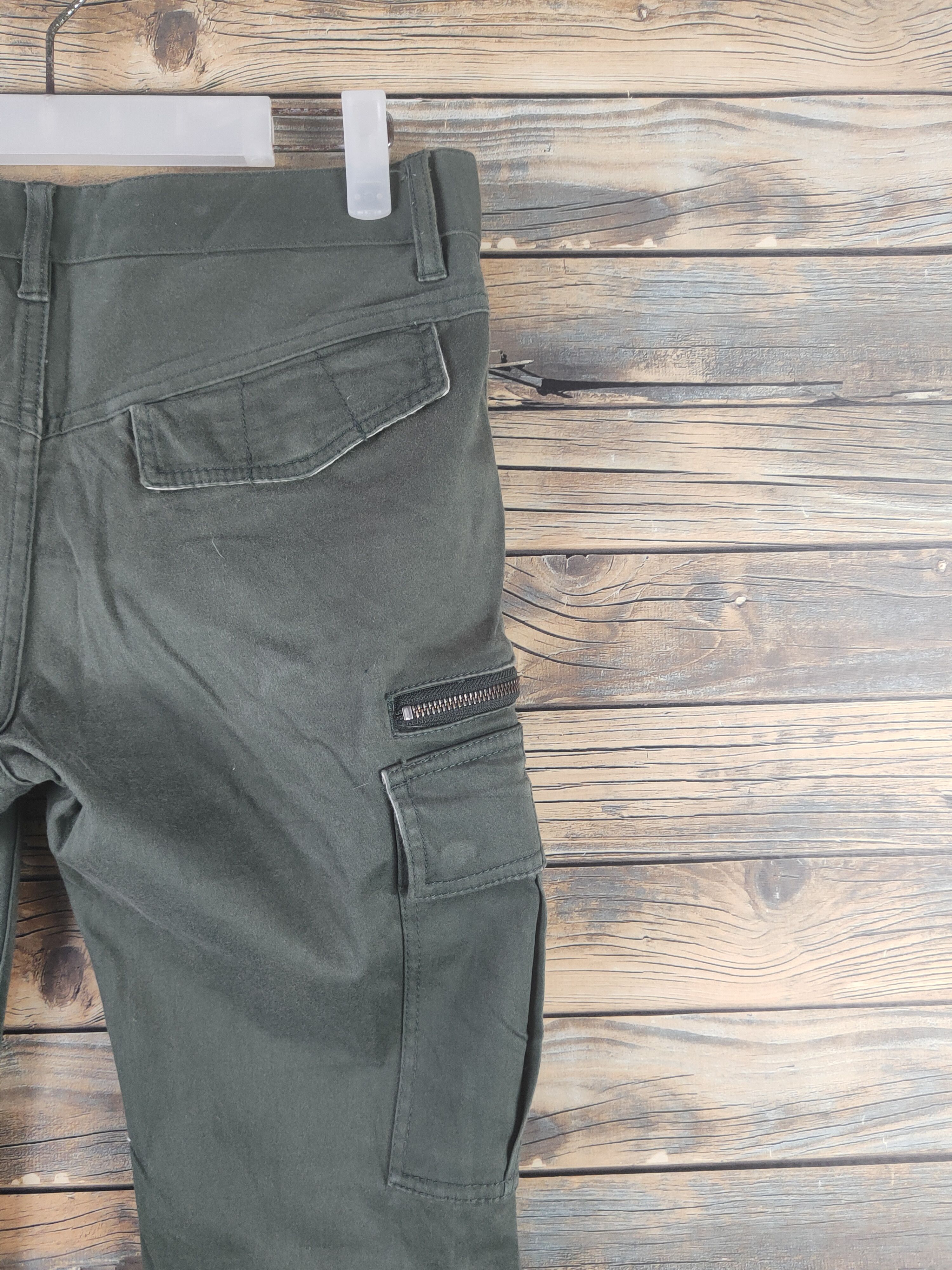 Takeo Kikuchi DL TK Mixpice Dark Green Multipocket Cargo Pants #1919 Size US 30 / EU 46 - 10 Thumbnail