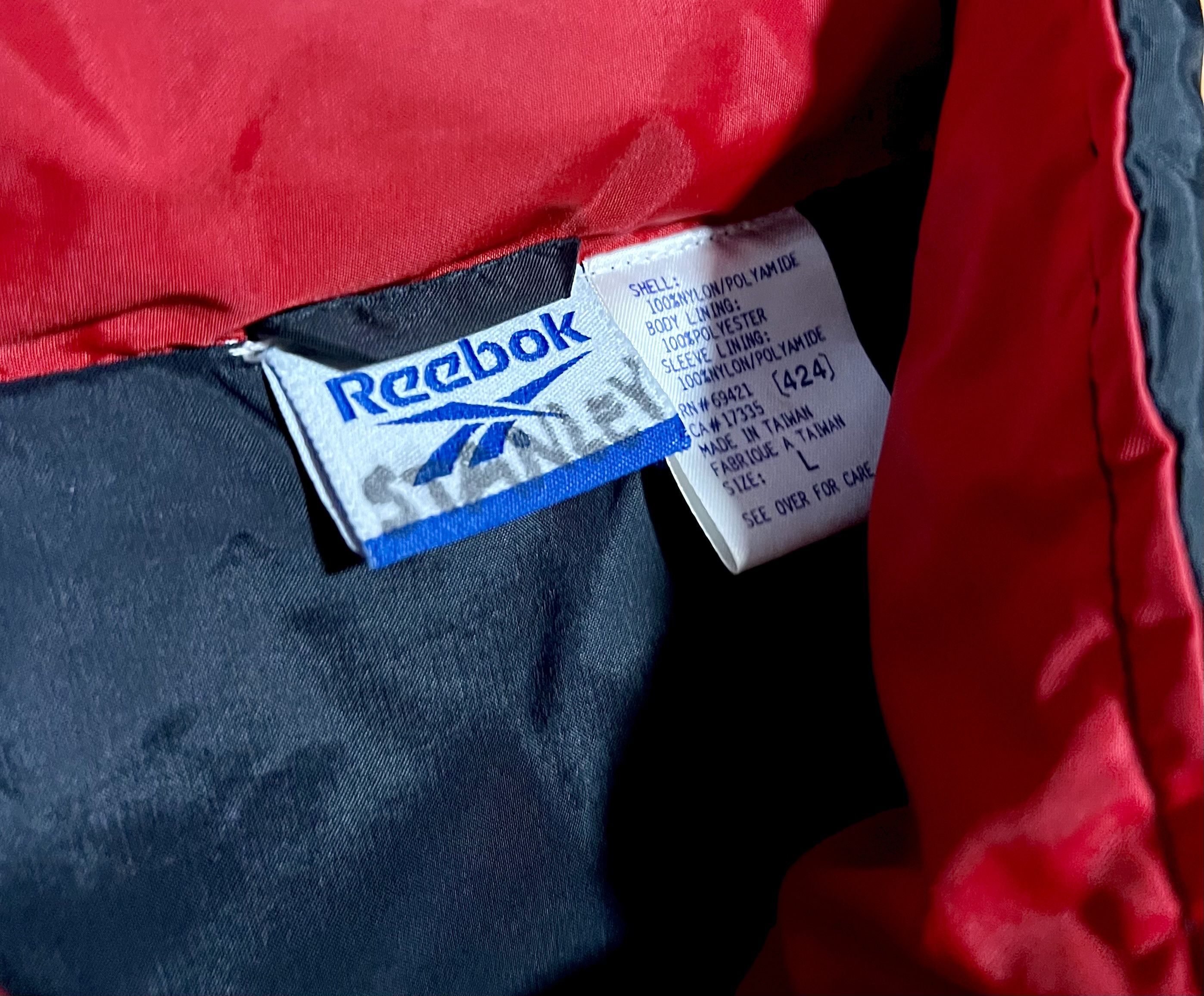 Reebok Reebok Retro Black & Red Jacket Size US L / EU 52-54 / 3 - 3 Thumbnail