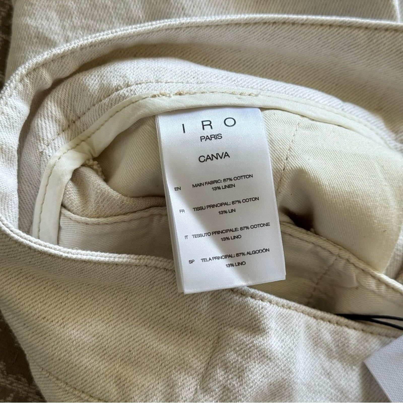 Iro NWT! IRO High-Waisted Women's Shorts, Size 36 (25-26 US ) Size 26" / US 2 / IT 38 - 15 Thumbnail