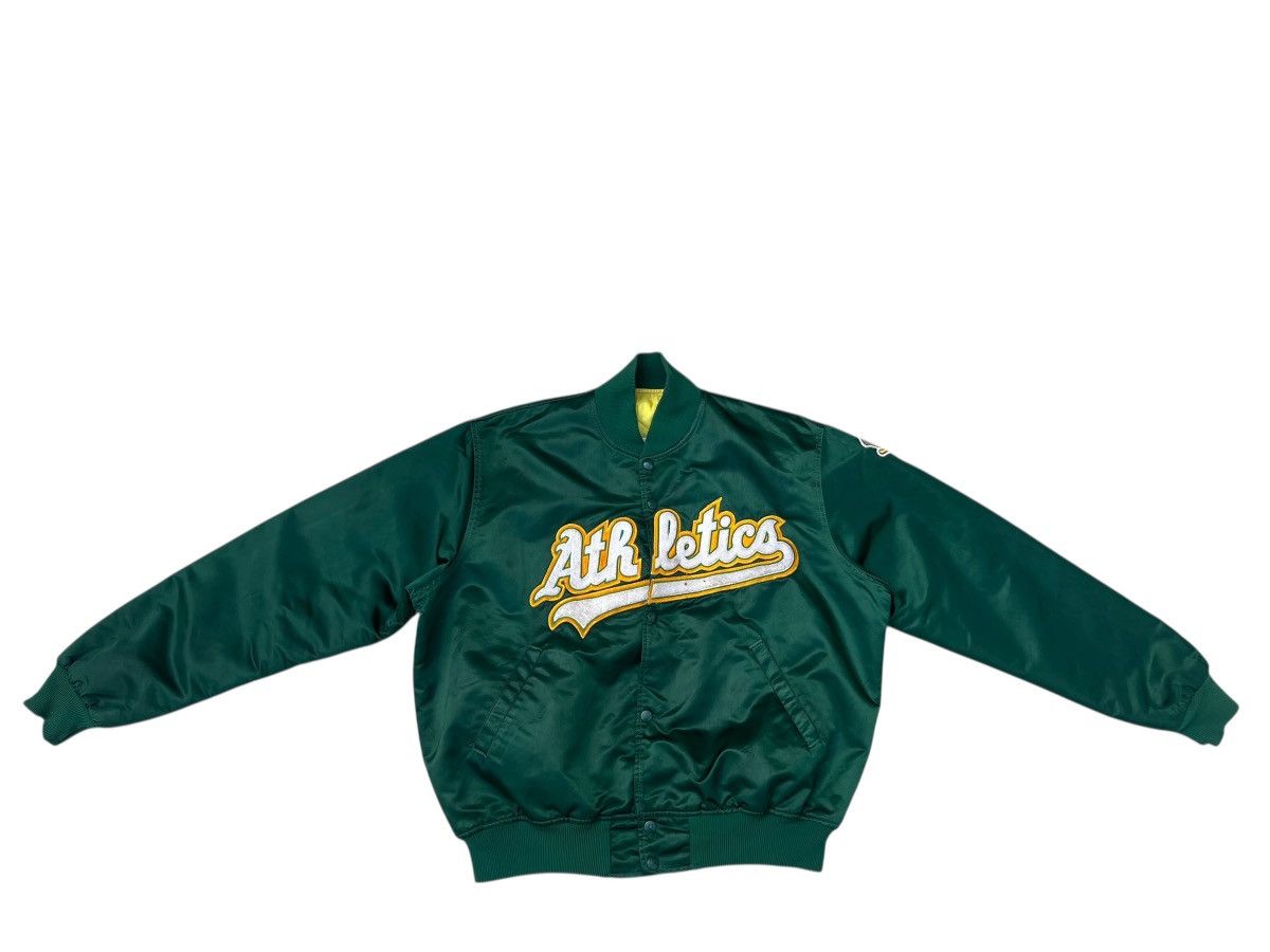 MLB Vintage 80s 90s Oakland A’s Athletics Starter Jacket Size US L / EU 52-54 / 3 - 1 Thumbnail
