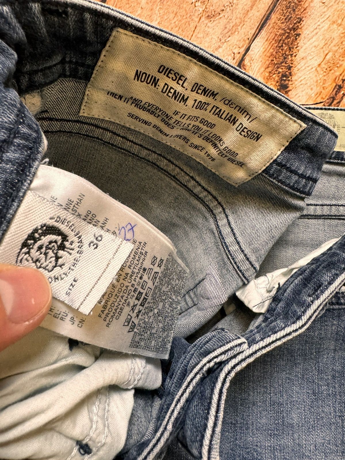 Diesel × Japanese Brand Vintage pants DIESEL y2k denim Japan style Size US 36 / EU 52 - 5 Thumbnail