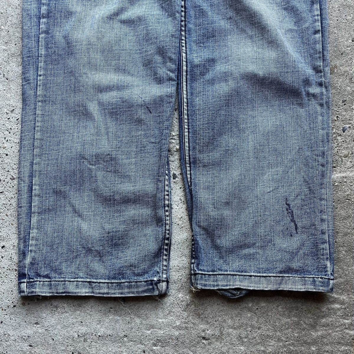 Karl Kani × Vintage Karl Kani 34x34 Vintage 90s Big Logo Baggy Rap Denim Jeans Size US 34 / EU 50 - 3 Thumbnail