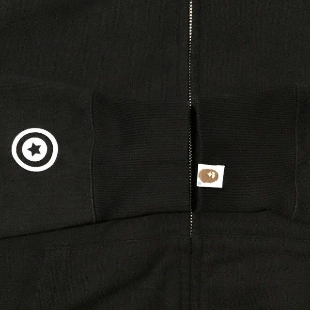 BAPE White Tiger full zip hoodie a bathing ape