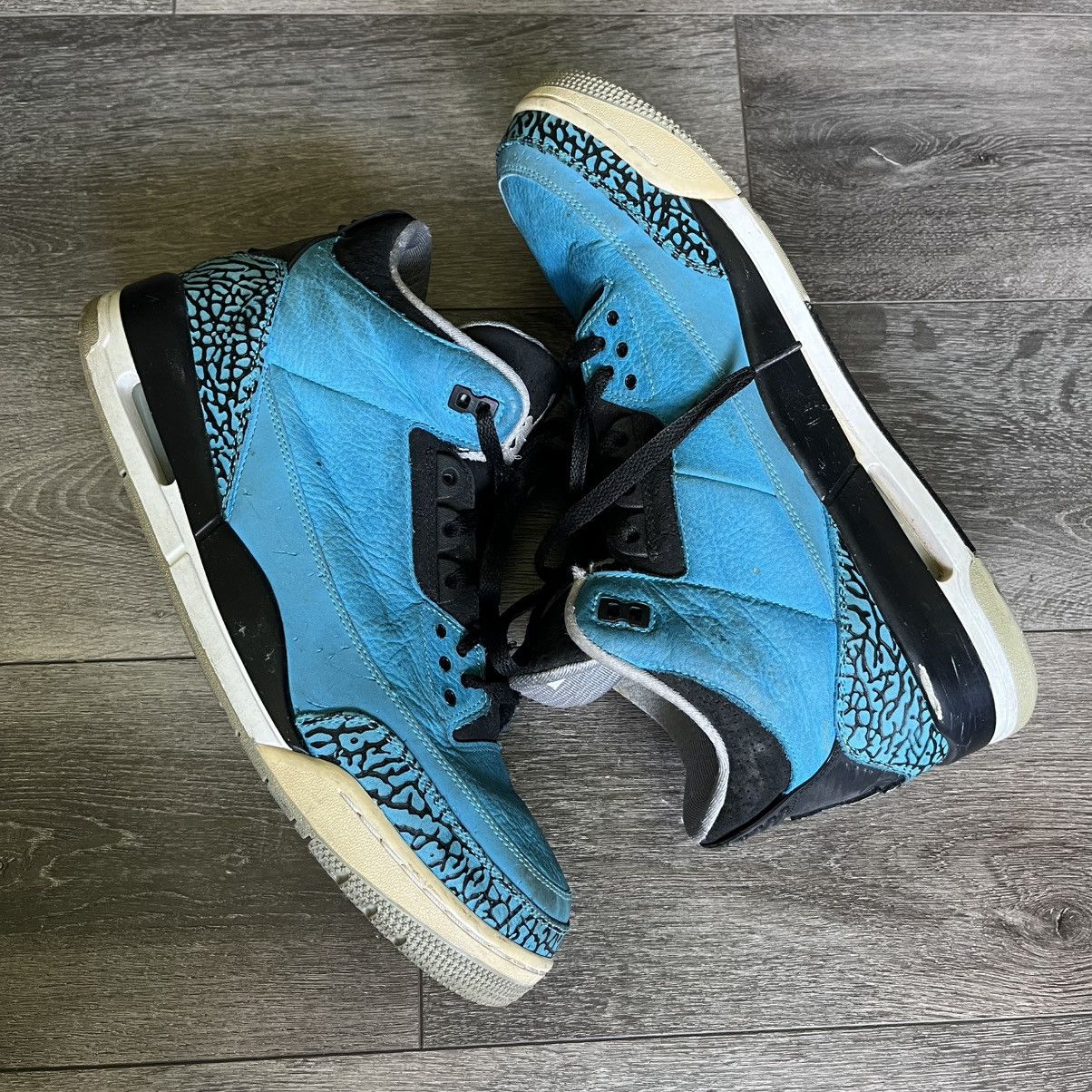 Jordan Brand Air Jordan 3 Retro Powder Blue Mens Shoes 136064-406 Size 13 Size US 13 / EU 46 - 1 Thumbnail