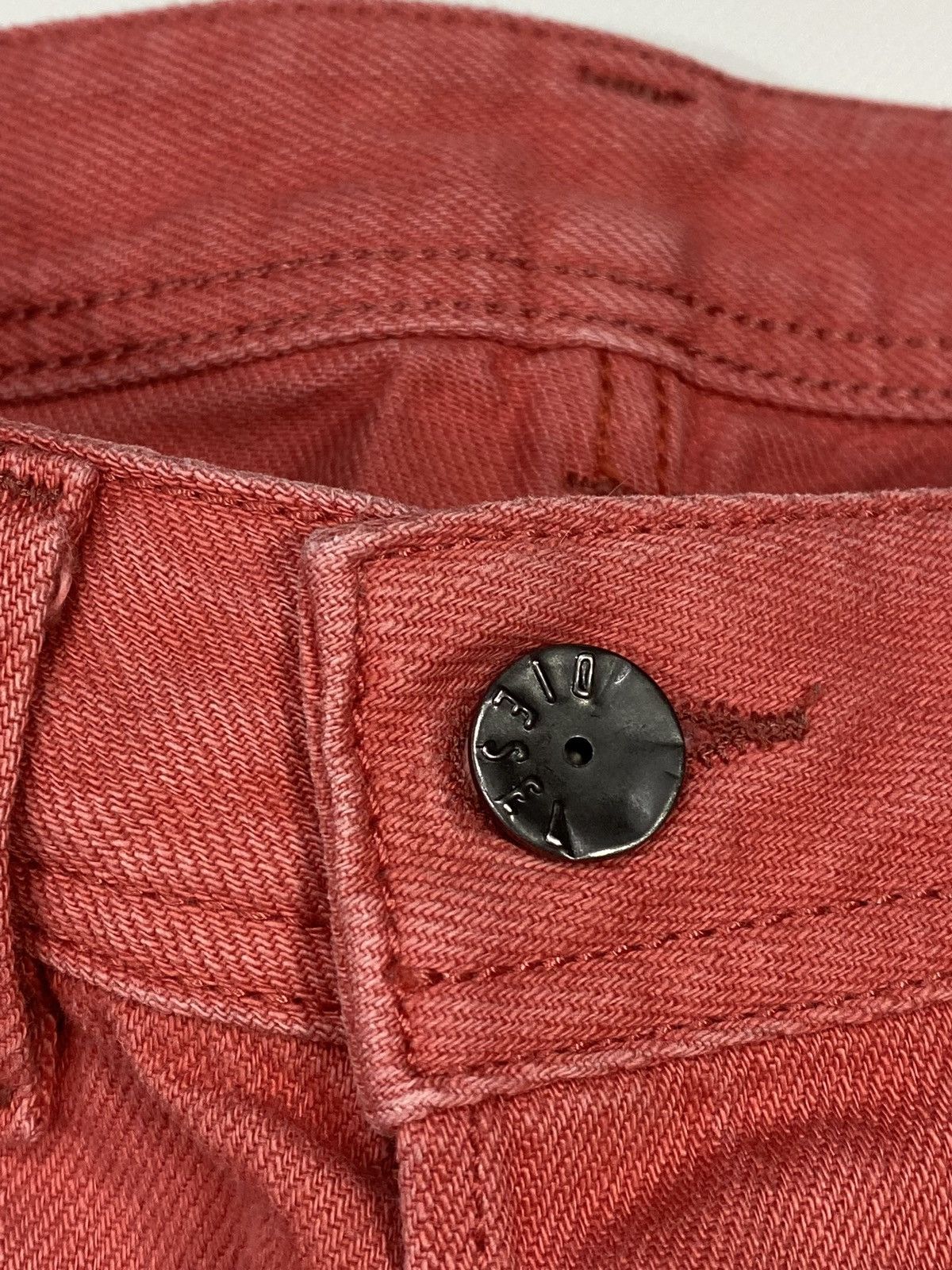 Diesel Diesel Darron Regular Slim Tapered Denim Jeans Pants Coral Size US 29 - 9 Thumbnail