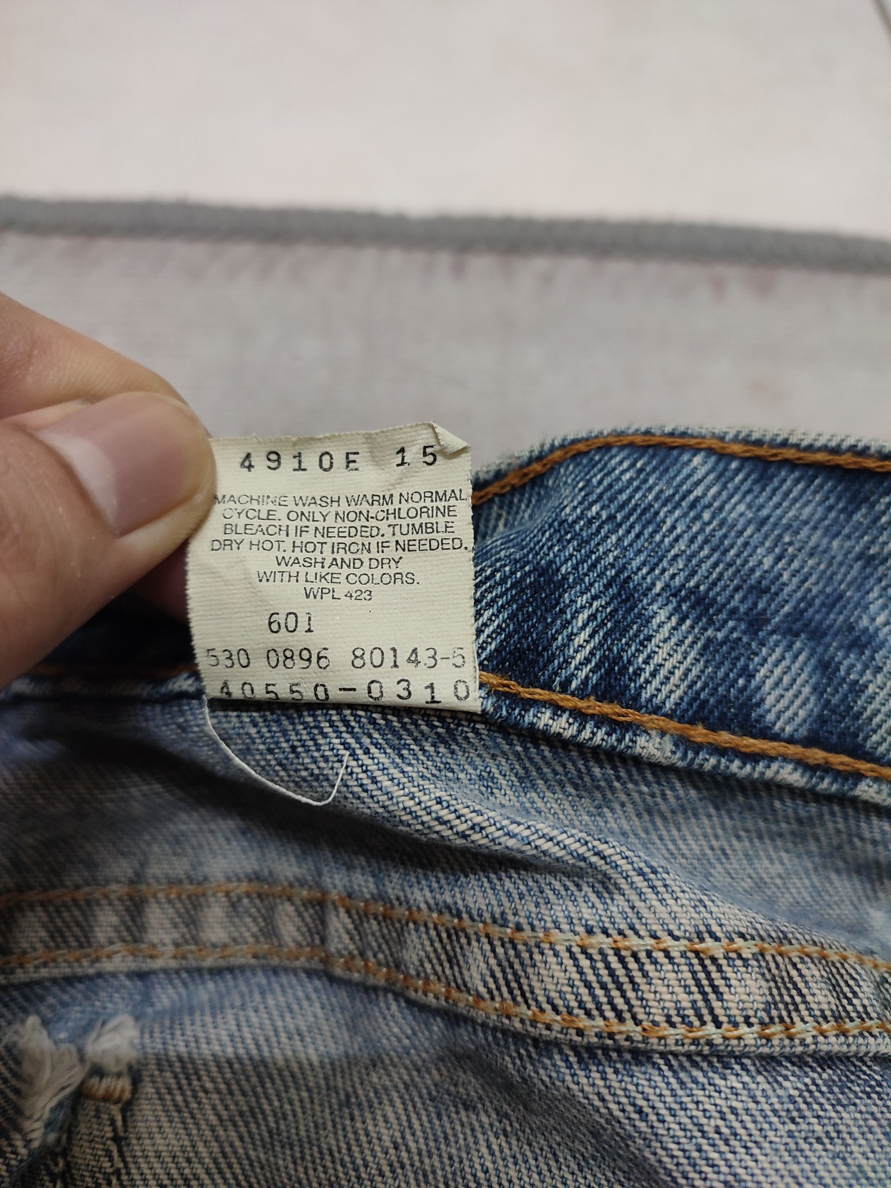 Levi's 💥 Vintage 💥550 Levi's Orange Tag Distressed Denim Size US 36 / EU 52 - 8 Thumbnail