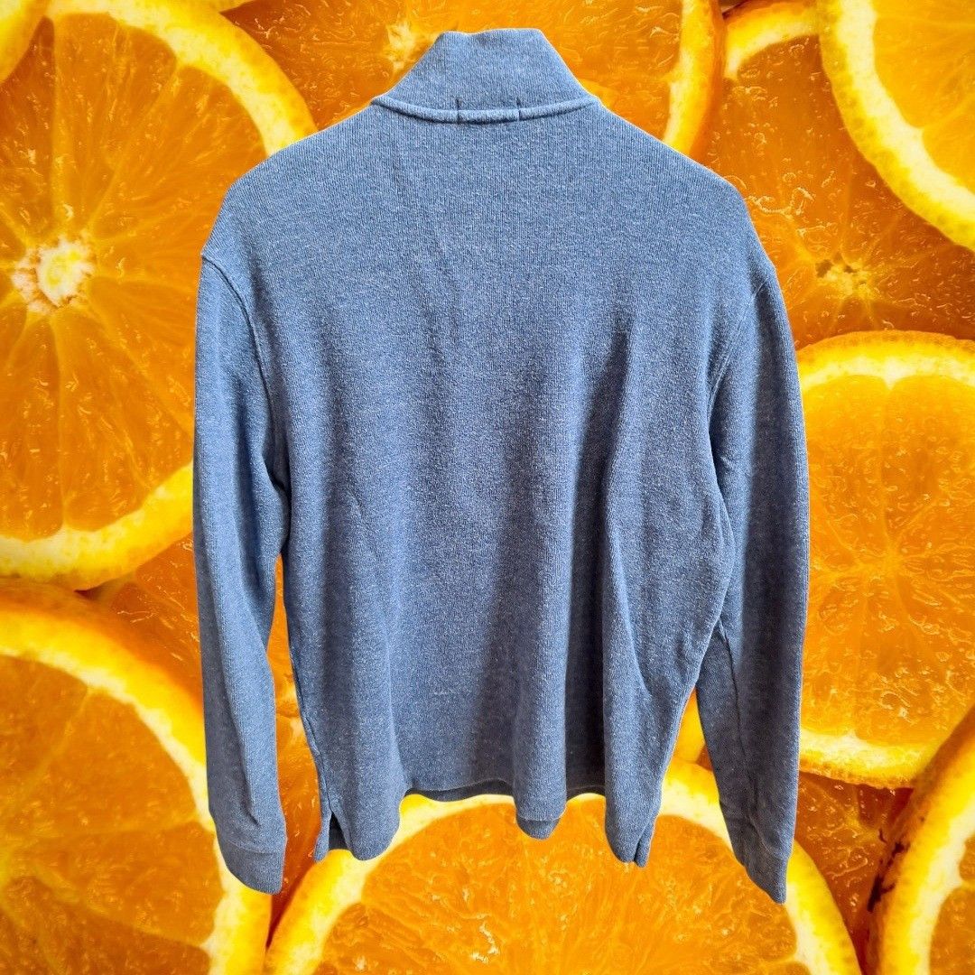 Polo Ralph Lauren Polo Ralph Lauren Quarter Zip Pullover Sweater Blue Cotton B Size US M / EU 48-50 / 2 - 7 Thumbnail