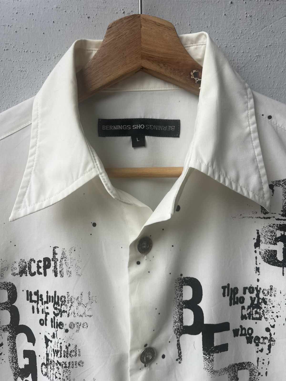 BERNINGS SHO VINTAGE BERNINGS SHO SEDITIONARIES PUNK SHIRT Size US L / EU 52-54 / 3 - 4 Thumbnail