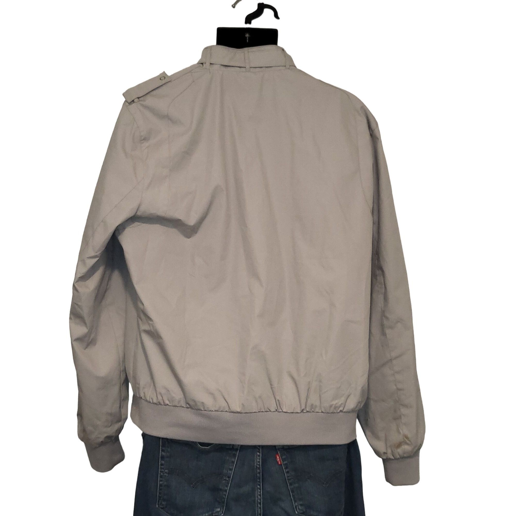 Members Only Members Only Cafe Racer Bomber Jacket Mens L MO Moto Gray Re Size US M / EU 48-50 / 2 - 4 Thumbnail