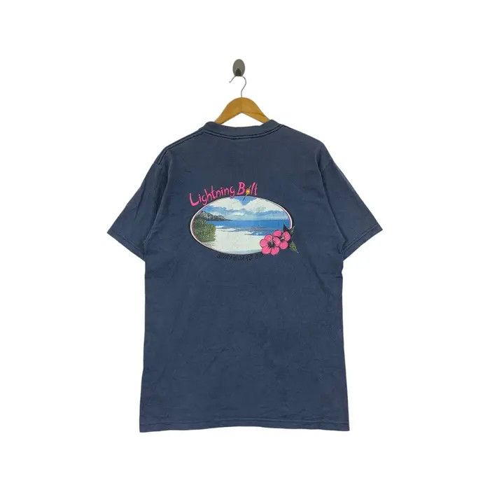 Lightning Bolt Vintage LIGHTNING BOLT SURFBOARD Hawaii Tee Shirt Size US L / EU 52-54 / 3 - 3 Thumbnail