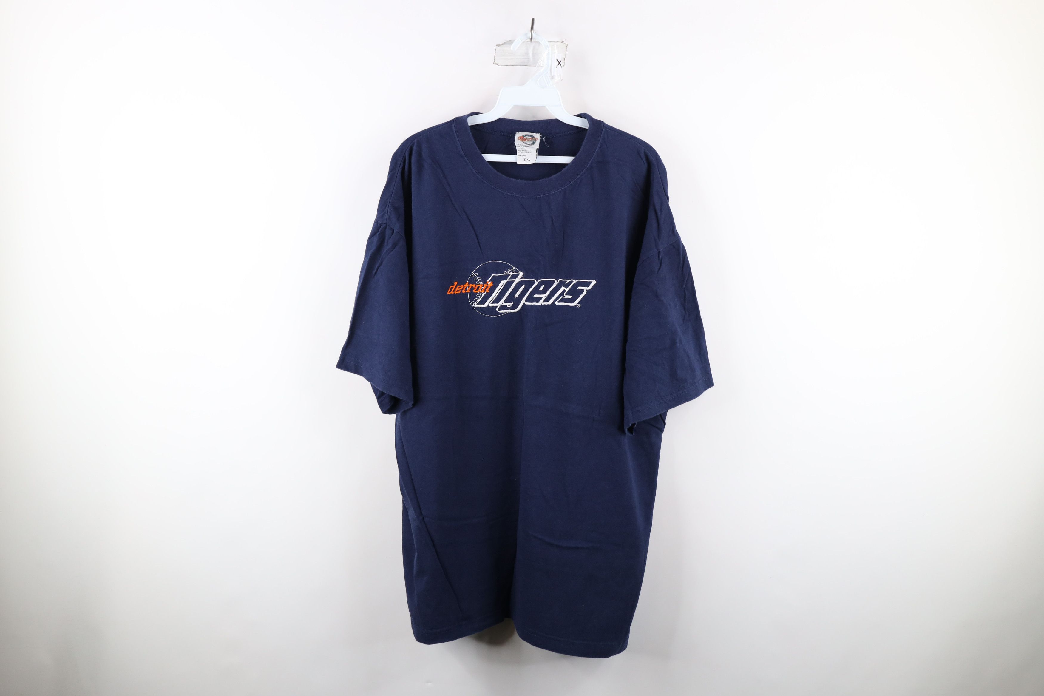 Vintage Vintage 90s Detroit Tigers Baseball Short Sleeve T-Shirt Size US XXL / EU 58 / 5 - 1 Thumbnail