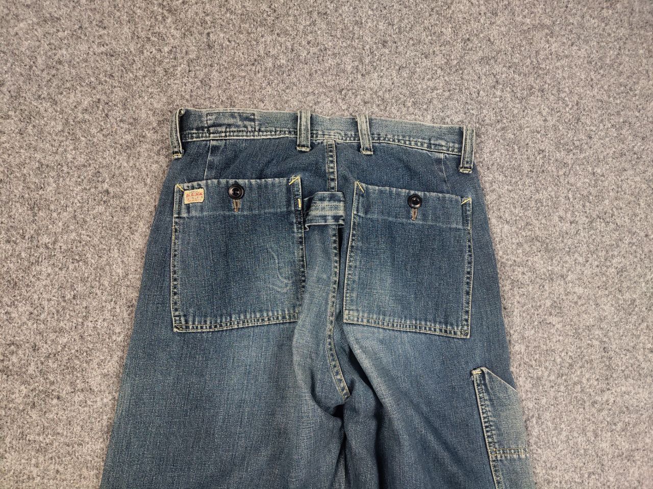 Japanese Brand Vintage Bartack System-u Japanese Denim Faded Jeans Scovill Size US 30 / EU 46 - 9 Thumbnail
