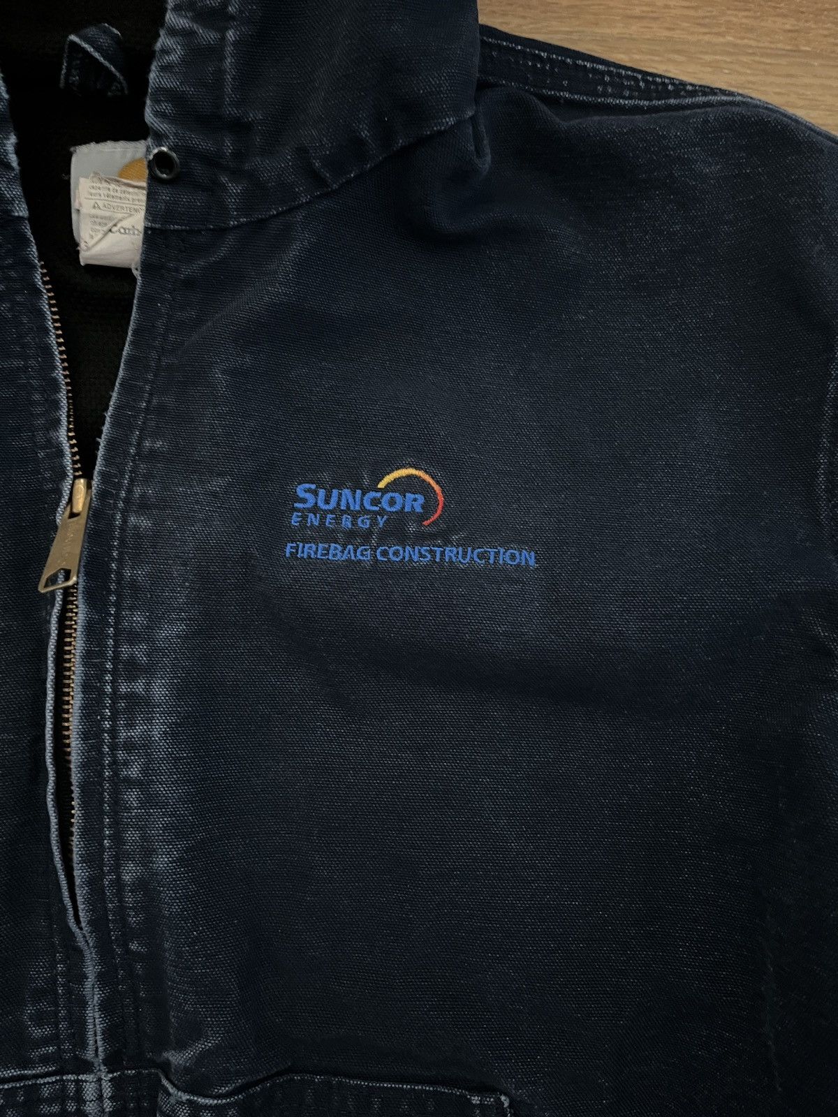 Carhartt vtg carhartt hooded jacket blue Size US L / EU 52-54 / 3 - 7 Thumbnail