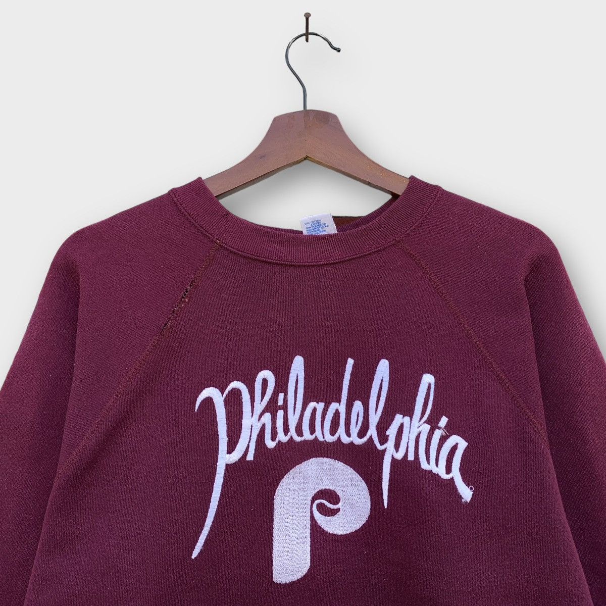 MLB Rare! Vintage 80s MLB Philadelphia Phillies Sweatshirt Size US M / EU 48-50 / 2 - 3 Thumbnail
