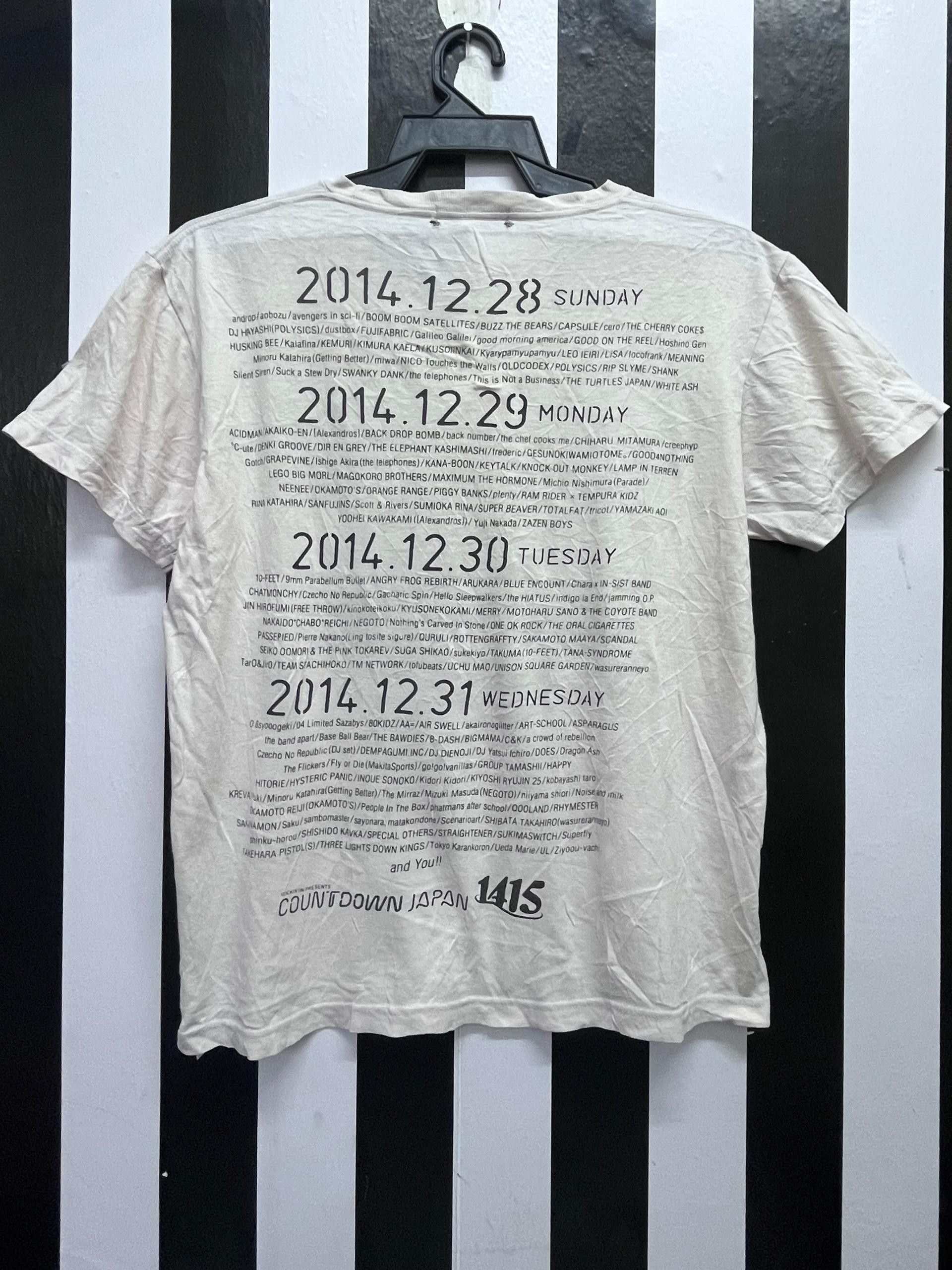 Band Tees Rockin Tour Tee T Shirt 2014 Size US M / EU 48-50 / 2 - 2 Thumbnail