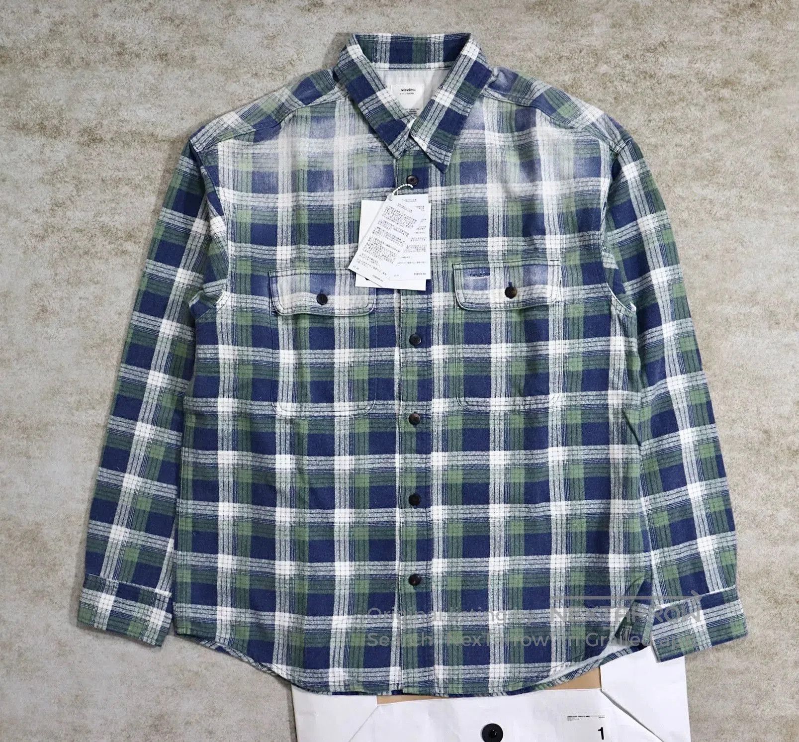 Visvim Visvim Lumber Khadi Check Shirt Jacket. Size US S / EU 44-46 / 1 - 1 Thumbnail