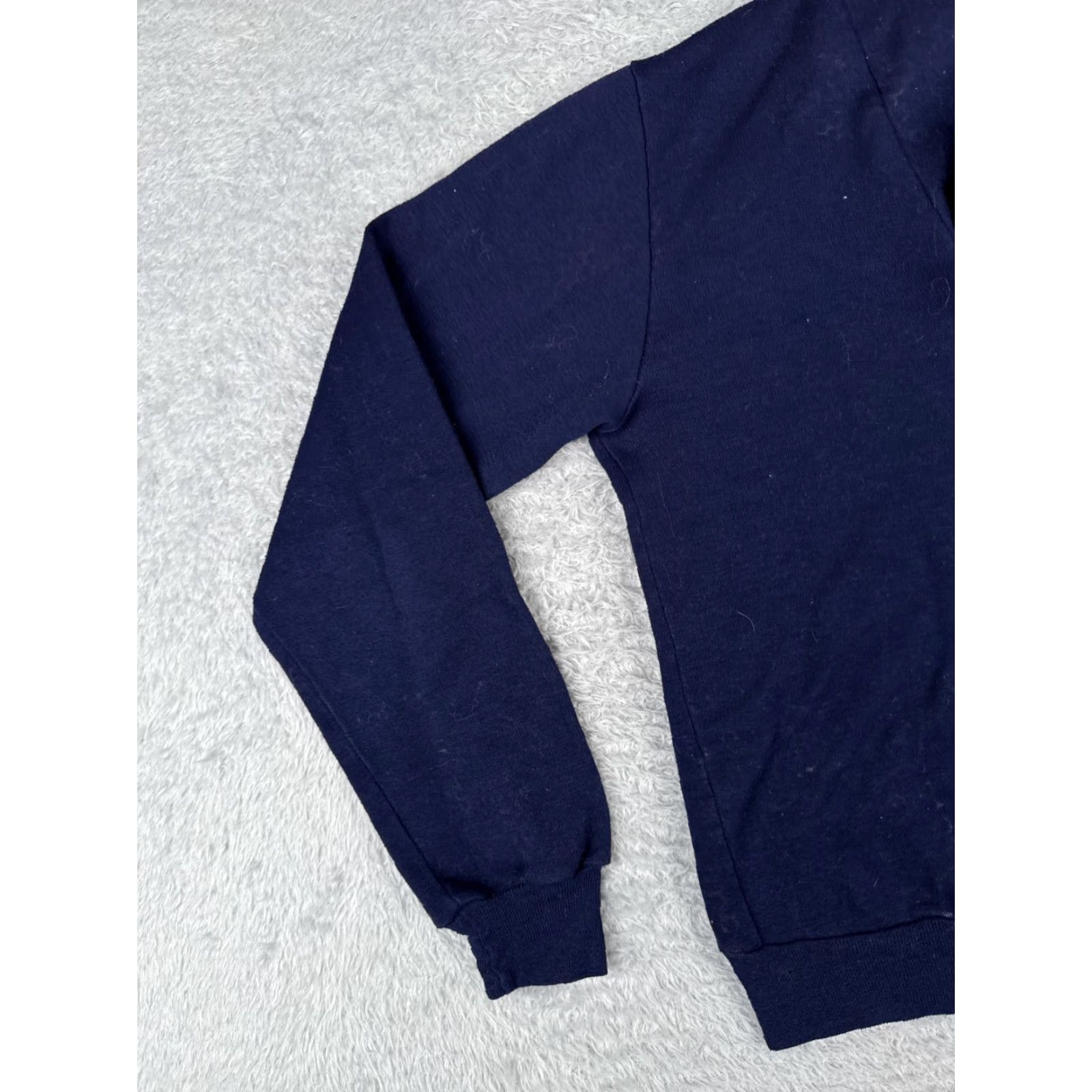 The North Face VINTAGE The North Face Sweater Men Mock Neck Henley 1/4 Zip Jersey Blue Medium Mens Regular Size M Size US M / EU 48-50 / 2 - 3 Thumbnail