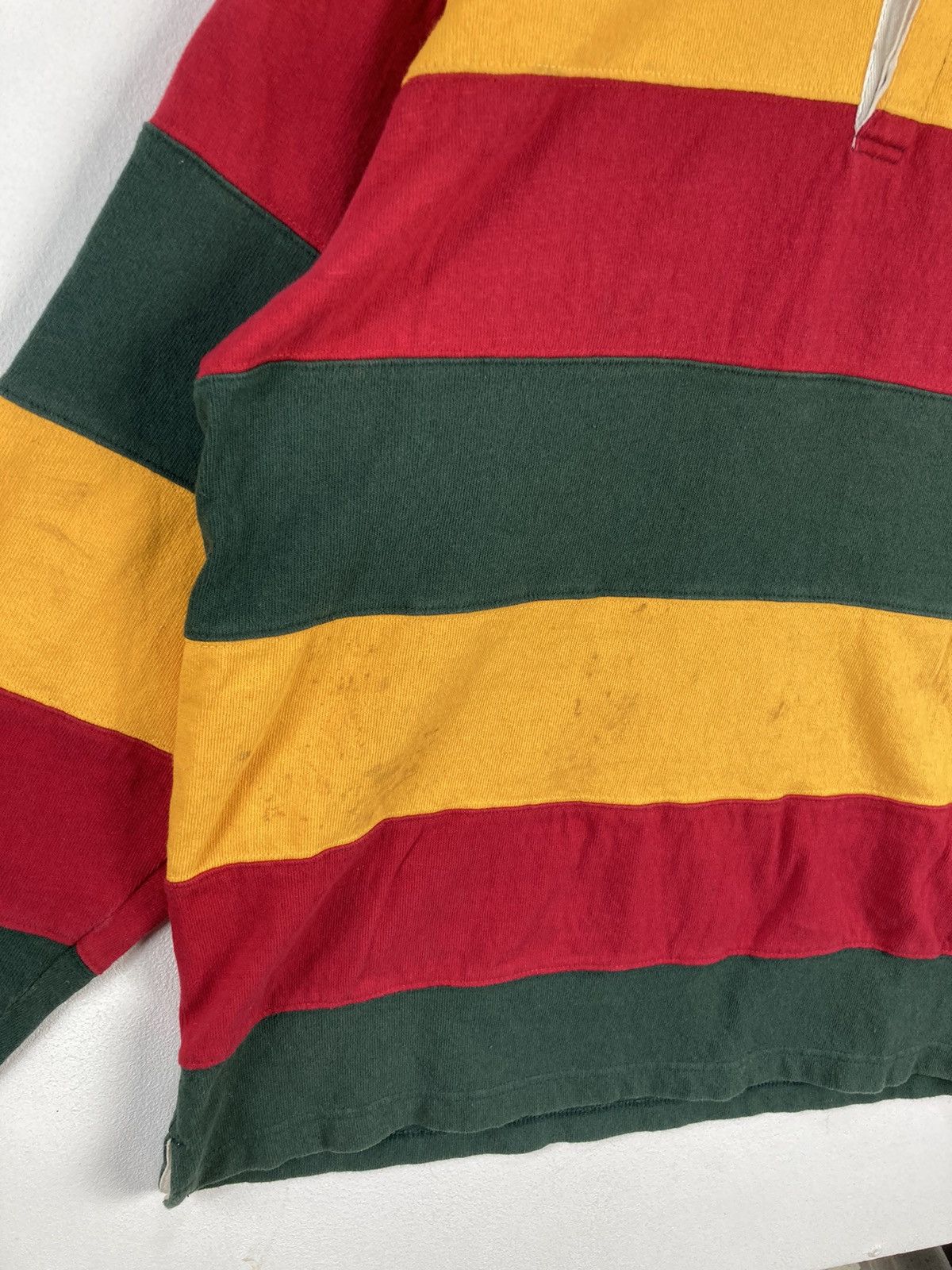 Cross Colours × Rap Tees × Vintage Vintage Cross Colours Post Hiphop Nation Og Polo Rugby Size US XL / EU 56 / 4 - 8 Thumbnail