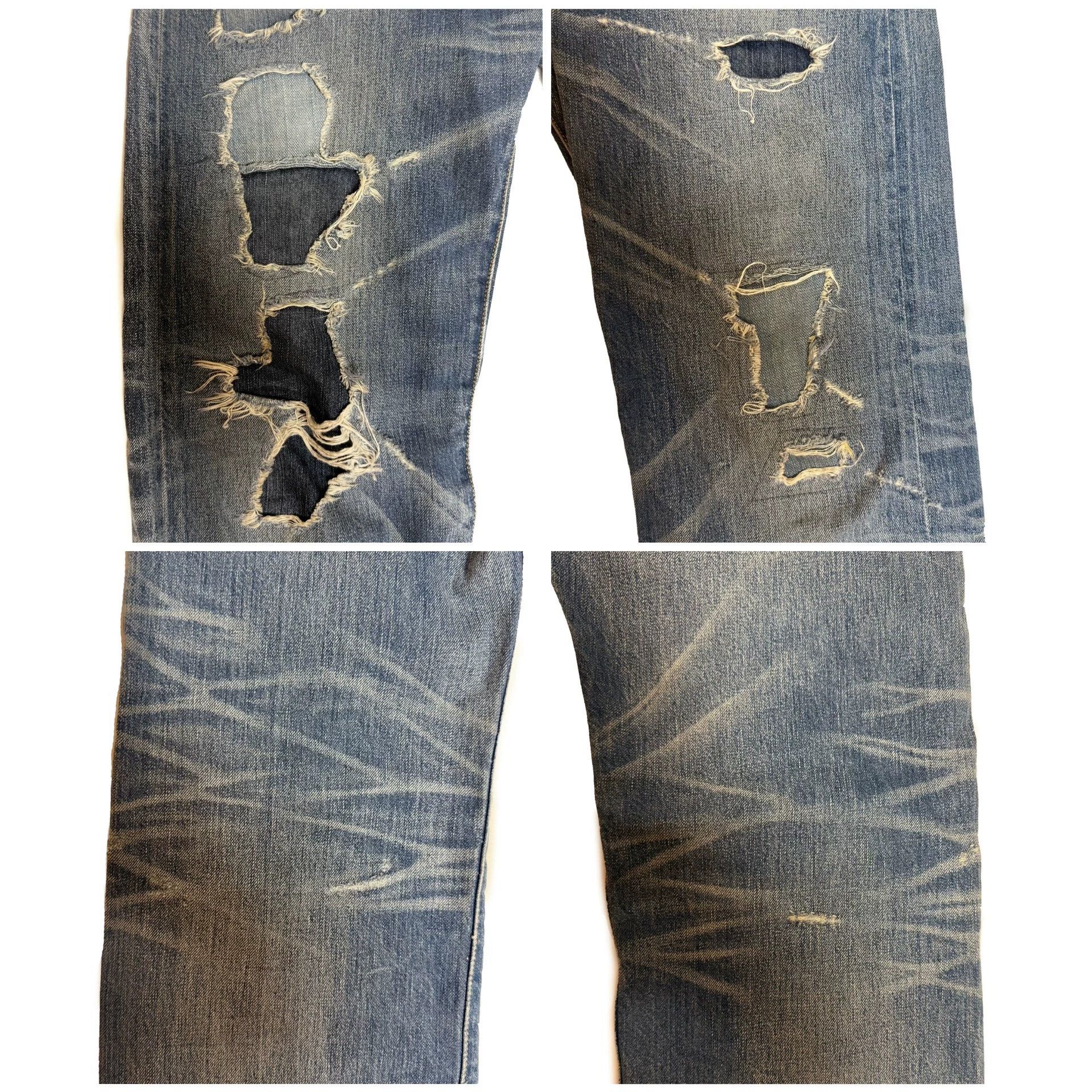 Levi's Levi's Japan 08501 Distressed Patched Jeans Wang Jie 2010 SG Size US 32 / EU 48 - 3 Thumbnail