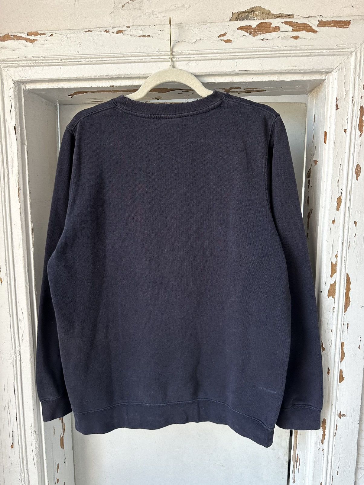 Stussy Vintage Stussy Logo Torn Faded Long Sleeve Sweatshirt Size US M / EU 48-50 / 2 - 6 Thumbnail